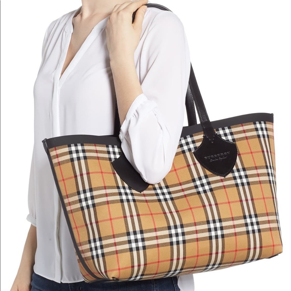 Burberry Giant Vintage Reversible Tote NWT